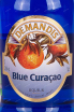 Этикетка Demandis Blue Curacao 0.7 л