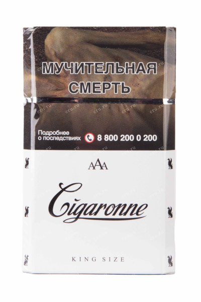 Сигареты Cigaronne Кing Size White 