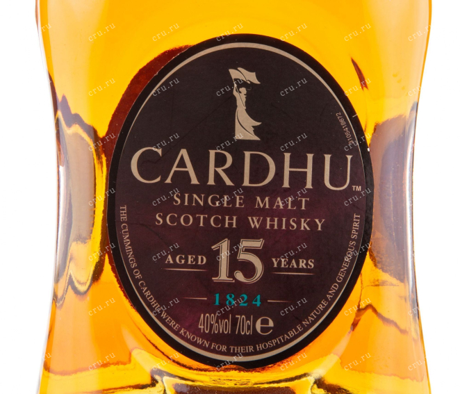 Виски Cardhu 15 years  0.7 л