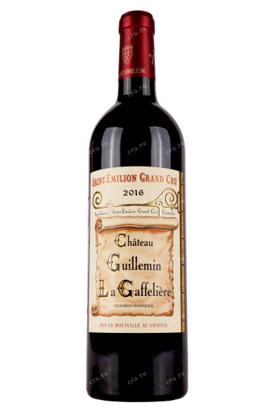 Вино Chateau Guillemin la Gaffeliere Saint-Emilion Grand Cru 2016 0.75 л