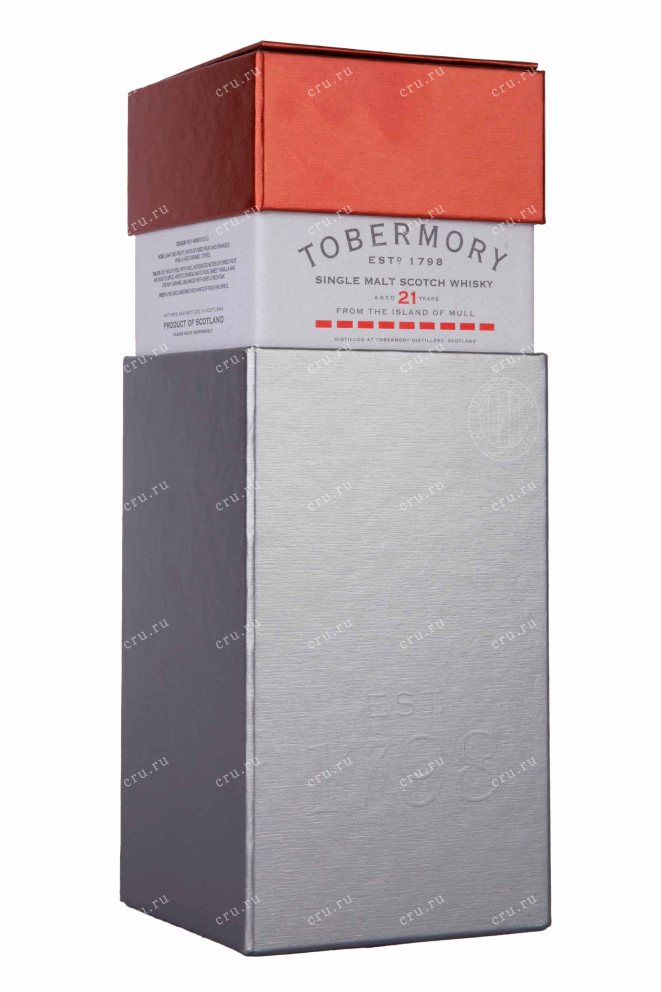Подарочная коробка Tobermory 21 years in gift box 0.7 л