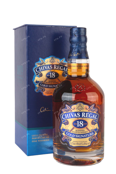 Виски Chivas Regal 18 years old in with gift box  0.75 л
