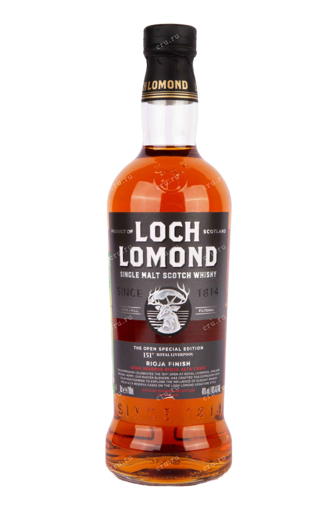 Бутылка Loch Lomond 151th The Open Special Edition Royal Liverpool Rioja Finish in gift box 0.7 л
