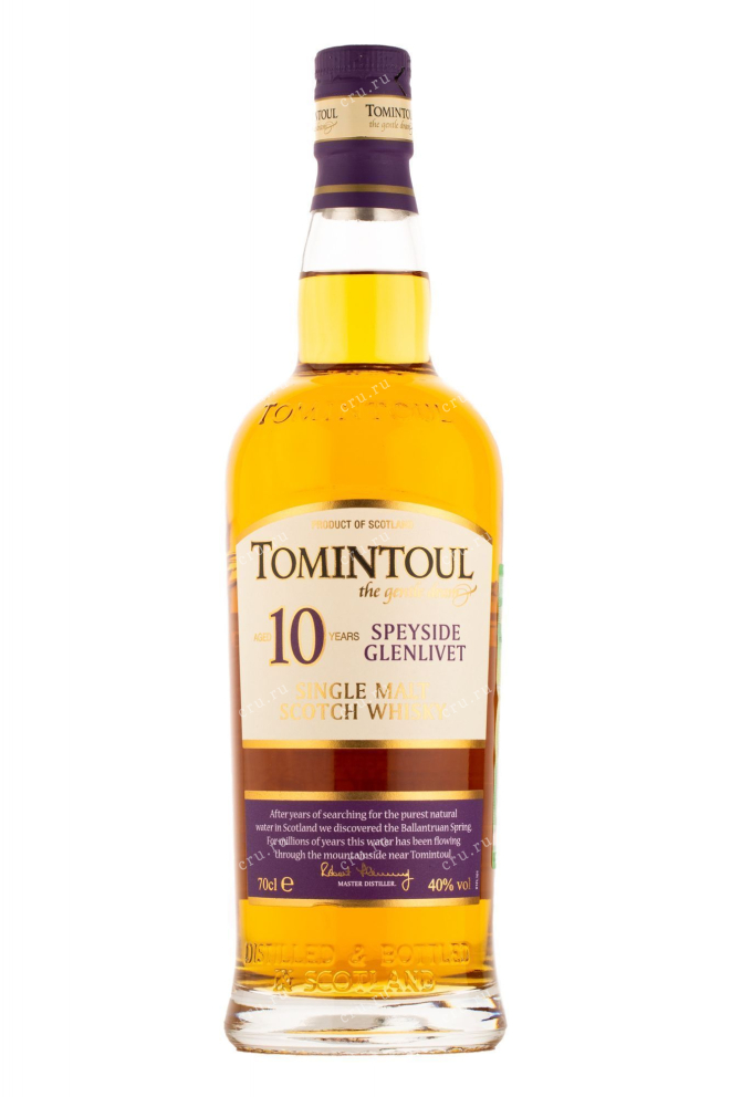 Виски Tomintoul Speyside Glenlivet 10 years  0.7 л