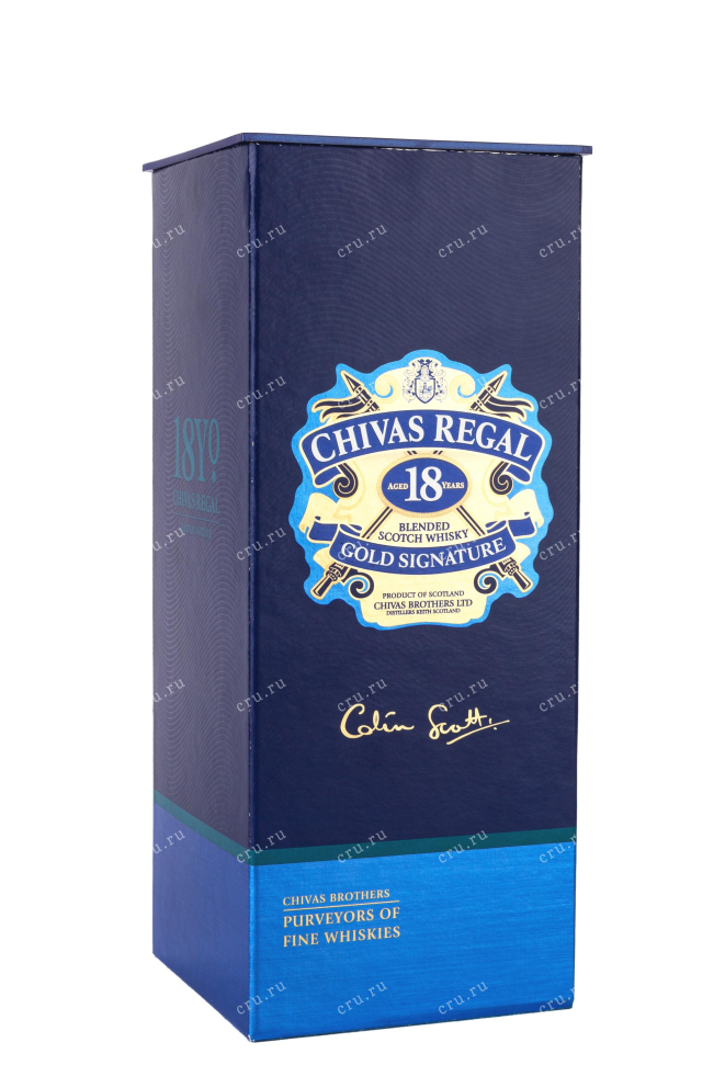 Подарочная коробка Chivas Regal 18 years old in with gift box 0.75 л