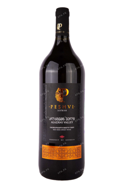 Вино Peshvi Alazani Valley Red 2020 1.5 л