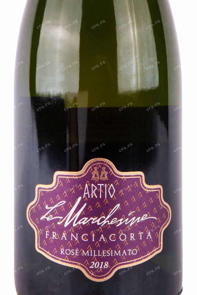 Этикетка Le Marchesine Franciacorta Artio Rose Millesimato 2018 0.75 л