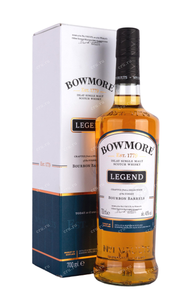 Виски Bowmore Legend gift box  0.7 л