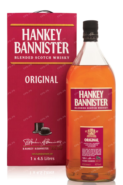 Виски Hankey Bannister 3 years  4.5 л