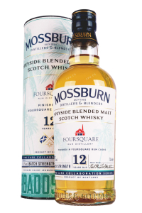 Виски Mossburn Blended Malt Scotch 12 years in tube  0.7 л