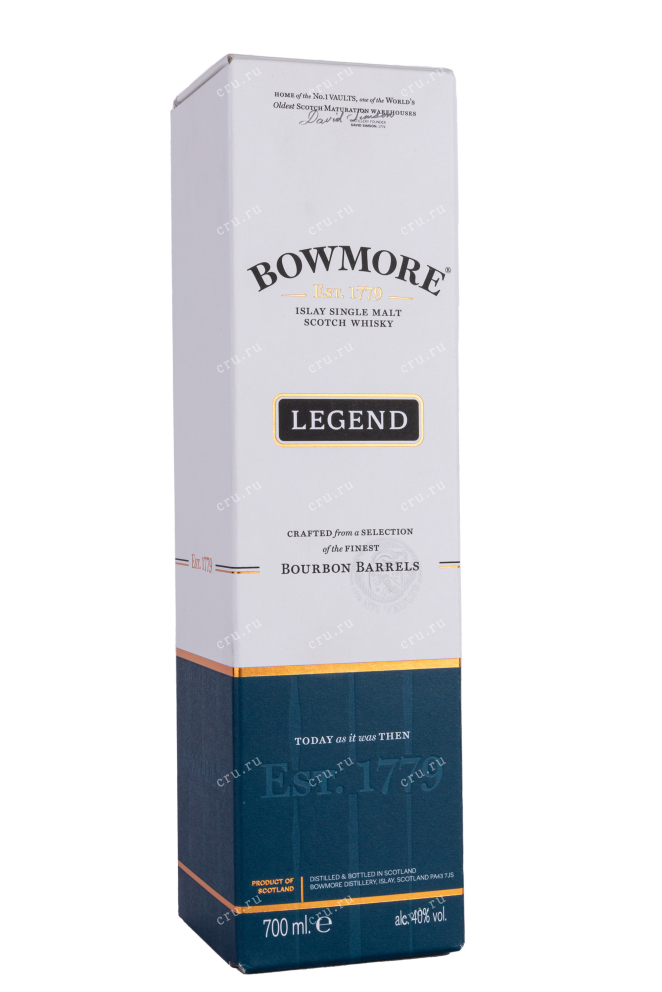 Подарочная коробка Bowmore Legend gift box 0.7 л