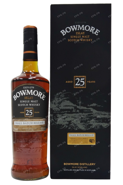 Виски Bowmore 25 years in gift box  0.7 л