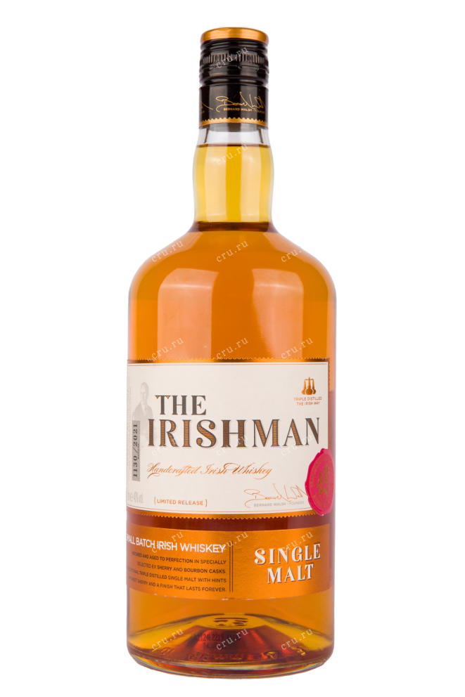 Виски The Irishman Single Malt Limited Release 10 Years Old  1 л