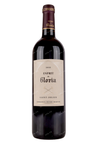 Вино Esprit de Gloria Saint-Julien Domaines Henri Martin 2018 0.75 л