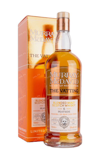 Виски Murray McDavid The Vatting Peatside 6 Years Old gift box  0.7 л