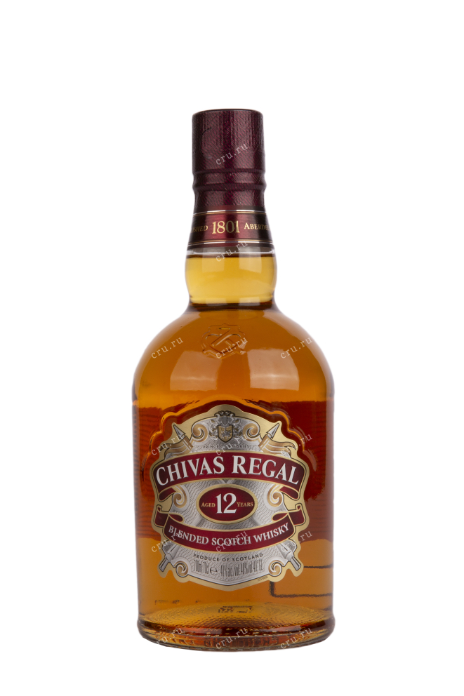 Виски Chivas Regal 12 years gift box with 2 glasses  0.7 л