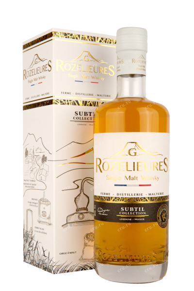 Виски Rozelieures Subtil Collection Single Malt in gift box  0.7 л