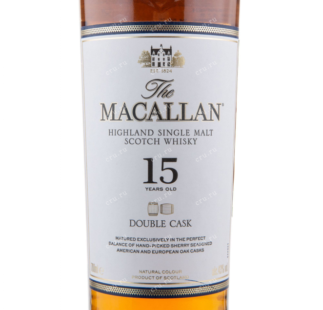 Виски Macallan 15 years Double Cask  0.7 л