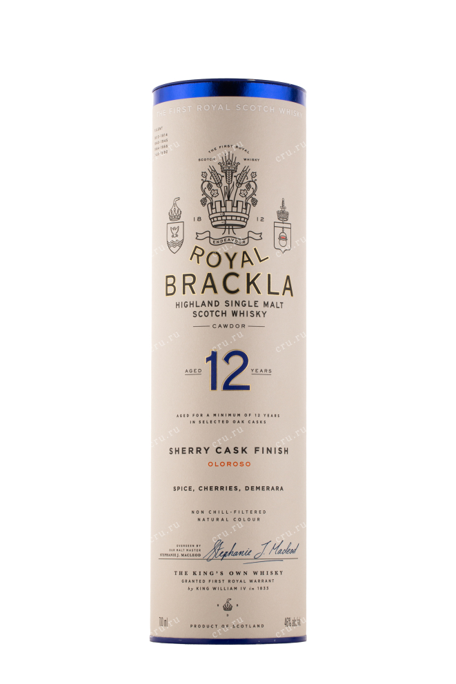 Виски Royal Brackla 12 years Sherry Cask  0.7 л