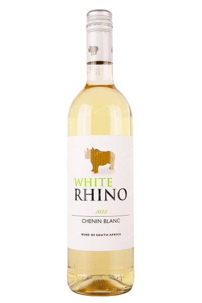 Вино White Rhino Chenin Blanc Western Cape 2022 0.75 л