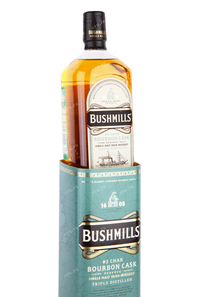 В тубе Bushmills Steamship Bourbon Cask in tube 1 л