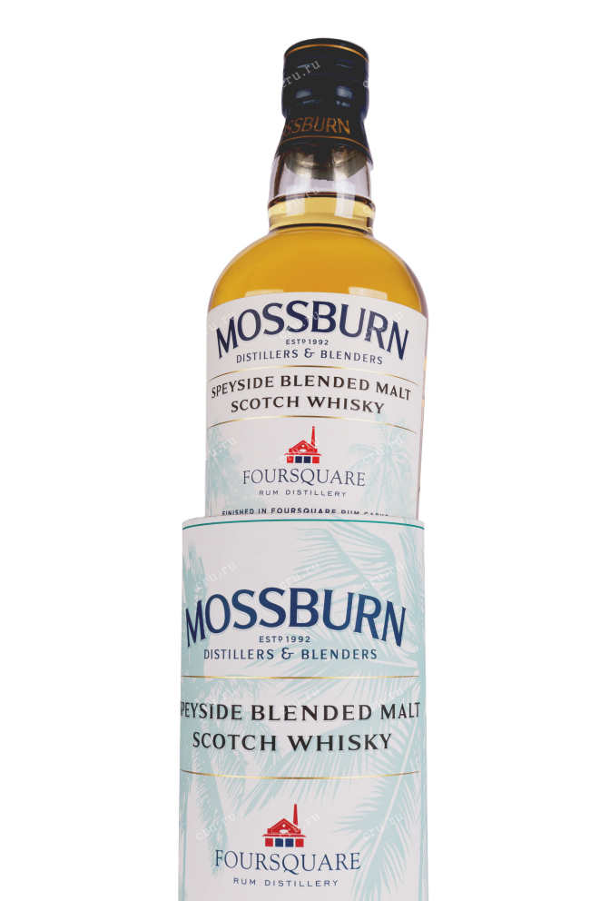 В тубе Mossburn Blended Malt Scotch 12 years in tube 0.7 л