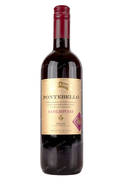 Вино Pontebello Sangiovese Puglia 2022 0.75 л