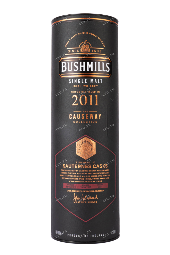 Туба Bushmills The Causeway Collection 2011 in tube 0.7 л