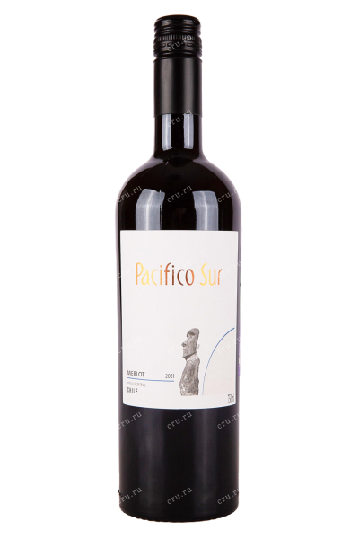 Вино Pacifico Sur Merlot 2021 0.75 л